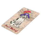 Magnet Flexible Great Dane Pirate (Côté Gauche)