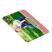 Magnet Flexible Grec clé de vacances Monogramme Magnat photo (Côté Droit)