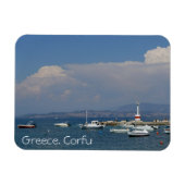 Magnet Flexible Grèce, Corfou, Ancien phare, Aimant (Horizontal)