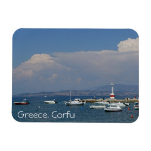 Magnet Flexible Grèce, Corfou, Ancien phare, Aimant