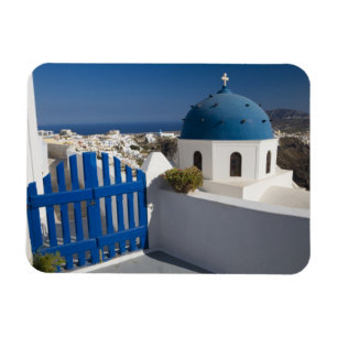 Magnet Flexible Grèce et île grecque de Santorin depuis le