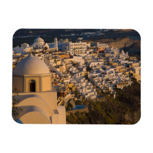 Magnet Flexible Grèce et île grecque de Santorini ville de