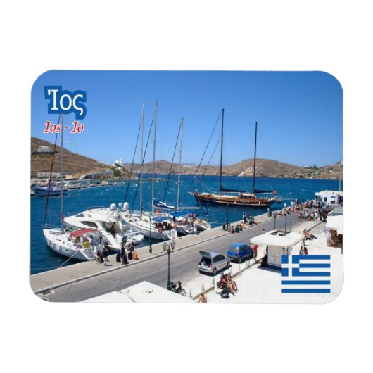 Magnet Flexible Grèce - Ios - île (Horizontal)