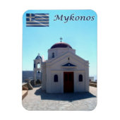 Magnet Flexible Grèce - Mykonos - Monastère - (Vertical)