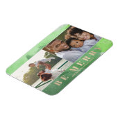 Magnet Flexible Green and Gold Be Joyeux Abstrait photos multiples (Côté Gauche)