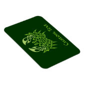 Magnet Flexible Green crab Celtic Knot (Côté Droit)