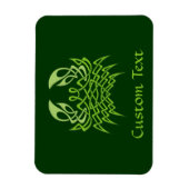 Magnet Flexible Green crab Celtic Knot (Vertical)
