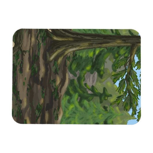 Magnet Flexible Green Woods (Horizontal)