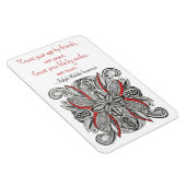 Magnet Flexible Grenade Inspirée Doodle Dessinée à la Main avec Ci (Côté Droit)