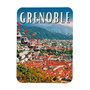 Magnet Flexible Grenoble Photo Vintage