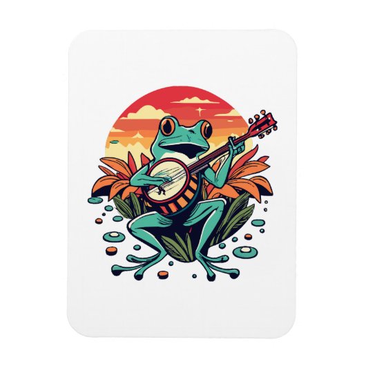 Magnet Flexible Grenouille banjo (Vertical)