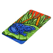 Magnet Flexible Grenouille vive du poison bleu (Côté Gauche)
