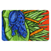 Magnet Flexible Grenouille vive du poison bleu (Horizontal)