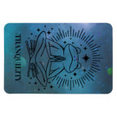 Magnet Flexible Grenouille zen tranquille (Horizontal)