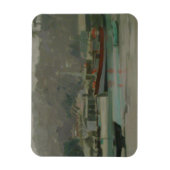 Magnet Flexible Grey Day Fisherman's Quay (Vertical)