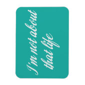 Magnet Flexible Grey Je ne parle pas de cette vie (Vertical)