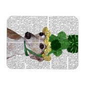 Magnet Flexible Greyhound en vert Casquette tricoté 2 (Horizontal)