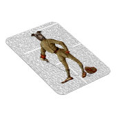 Magnet Flexible Greyhound Fencer Dark Full 2 (Côté Droit)