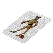 Magnet Flexible Greyhound Fencer Dark Full 2 (Côté Gauche)