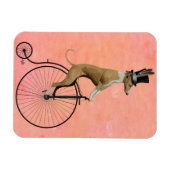 Magnet Flexible Greyhound sur Black Penny Farthing (Horizontal)