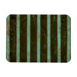 Magnet Flexible Grille contemporaine d'air de turquoise