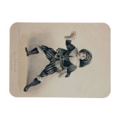 Magnet Flexible Grimaldi comme Scaramouche, du Commedia dell'Ar (Horizontal)