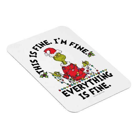 Magnet Flexible Grinch | Everything is Fine (Côté Droit)