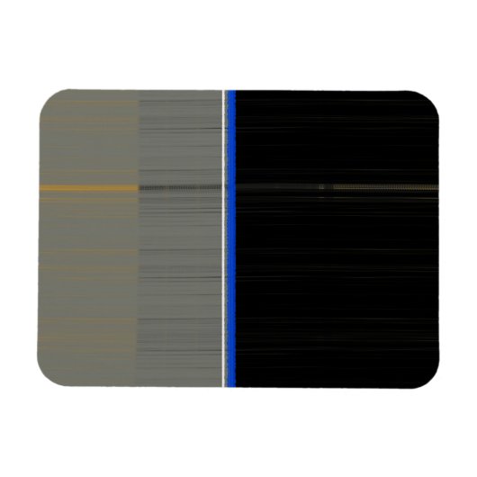 Magnet Flexible Gris et noir (Horizontal)