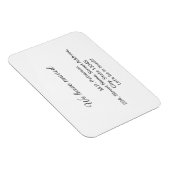 Magnet Flexible gris minimal que nous avons déplacé ajouter le tex (Côté Droit)