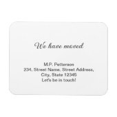 Magnet Flexible gris minimal que nous avons déplacé ajouter le tex (Horizontal)