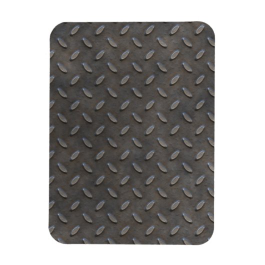 Magnet Flexible Gris texturé métal industriel (Vertical)