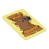 Magnet Flexible Grizz - La musique est ce que les sentiments resse (Côté Droit)