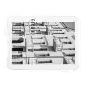 Magnet Flexible Grodno Biélorussie Architecture Minimalisme Monoch (Horizontal)