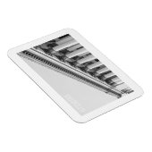 Magnet Flexible Grodno Biélorussie Architecture soviétique Minimal (Côté Droit)