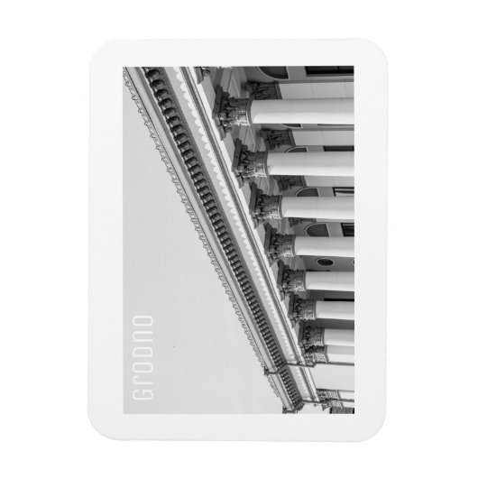 Magnet Flexible Grodno Biélorussie Architecture soviétique Minimal (Vertical)