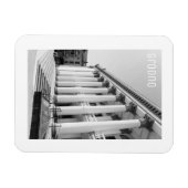 Magnet Flexible Grodno Biélorussie Architecture soviétique Minimal (Horizontal)