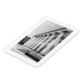 Magnet Flexible Grodno Biélorussie Architecture soviétique Minimal (Côté Gauche)