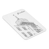 Magnet Flexible Grodno Biélorussie Architecture Ville Vue Château (Côté Droit)