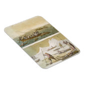 Magnet Flexible Groenland : Pêche à la baleine et chasse au phoque (Côté Droit)