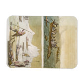 Magnet Flexible Groenland : Pêche à la baleine et chasse au phoque (Horizontal)