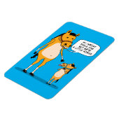 Magnet Flexible Gros cheval et petit cheval amusant et mignon (Côté Gauche)
