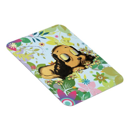 Magnet Flexible gros oeil dormir Chien Chien Chien Chien Chien Chi (Côté Droit)