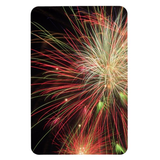 Magnet Flexible Gros plan de l'aimant Fireworks (Vertical)