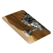 Magnet Flexible Gros plan de Mars Curiosity (Côté Droit)