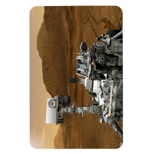 Magnet Flexible Gros plan de Mars Curiosity (Vertical)