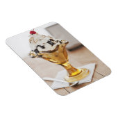 Magnet Flexible Gros plan de soleil avec cerise sur le dessus (Côté Droit)