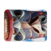 Magnet Flexible Gros plan du mât totémique à Sitka, Alaska, USA (Horizontal)