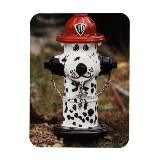 Magnet Flexible Gros plan d'une borne d'incendie (Vertical)