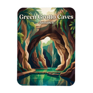 Magnet Flexible Grottes vertes de Jamaïque