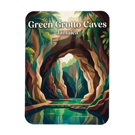 Magnet Flexible Grottes vertes de Jamaïque (Vertical)